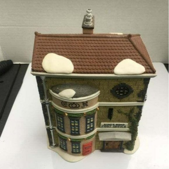 Dept 56 Kings Road Post Office Dickens Village Lighted Christmas Building - 1992 - Picture 9 of 12